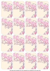 Bleeding Heart Matching Floral Perfume Mixed Sentiment Cards