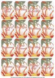 Dahlia1 Matching Floral Perfume Mixed Sentiment Cards