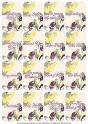 Pansies Matching Floral Perfume Mixed Sentiment Cards