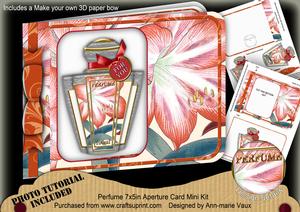 Lily Perfume 7x5inch Aperture Card Mini Kit