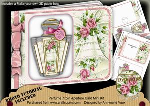 Wedding Bell Perfume 7x5inch Aperture Card Mini Kit