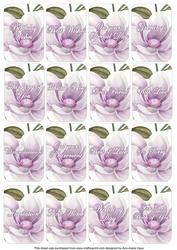 Lilac Magnolia Matching Floral Perfume Mix Sentiment Cards