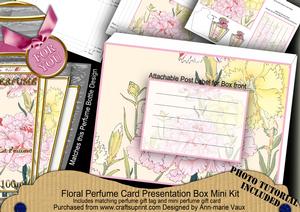 Carnation Mix Floral Perfume Presentation Box