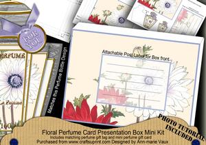 White Anemone Floral Perfume Presentation Box