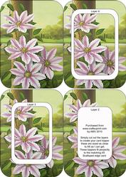 Clematis A6 Round Corner Toppers