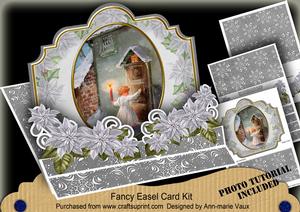 Christmas Choirboy 3D Easel Card Mini Kit