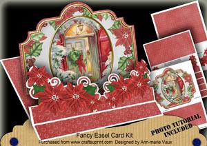 Christmas Front Door 3D Easel Card Mini Kit