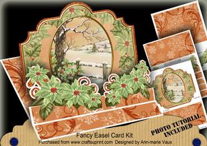 Christmas Winters Tale 3D Easel Card Mini Kit