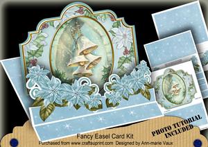 Christmas Snowbells 3D Easel Card Mini Kit