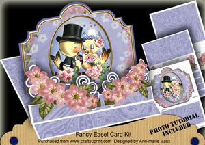The Love Ducks 3D Easel Card Mini Kit