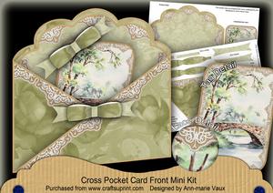 Beautiful Bridge Lace Cross Faux Pocket Cf Mini Kit