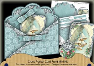 Snowbells Lace Cross Faux Pocket Cf Mini Kit