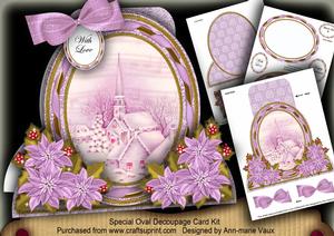Lilac Church Special Large Oval Card Mini Kit