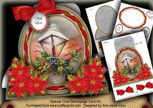 Red Lantern Special Large Oval Card Mini Kit