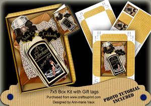 Black Aftershave Birthday 7x5in Presentation Box