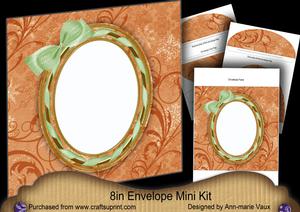 Winter Tale Special Oval 8in Envelope Mini Kit