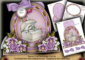 Ring Box Special Large Oval Card Mini Kit