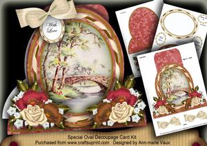Birthday Bridge Special Large Oval Card Mini Kit