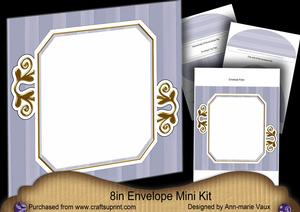 Blue Church Fancy Emerald 8in Envelope Mini Kit