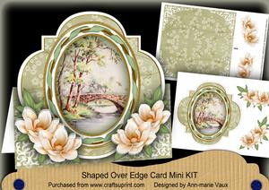 The Bridge Fancy Shaped Over 3D Mini Card Kit