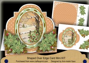 Winters Tale Fancy Shaped Over 3D Mini Card Kit