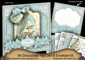 Snow Bells Special 8in Tag N' Envelope Kit