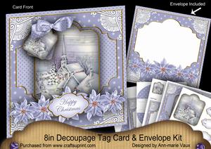 Blue Village Church Special 8in Tag N' Envelope Kit