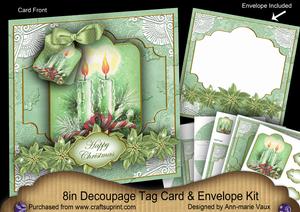 Candle Duo Special 8in Tag N' Envelope Kit