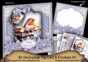 Blue Robin Special 8in Tag N' Envelope Kit