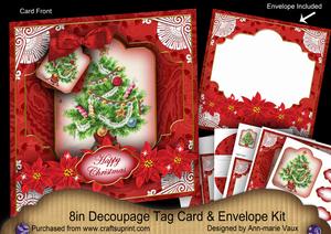 The Christmas Tree Special 8in Tag N' Envelope Kit