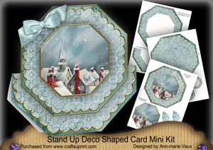 The Rooftops Deco Stand-up Large Card Mini Kit
