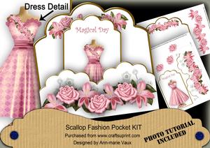 Pink Check Magical Day Ink Saver Fashion Tag Mini Kit