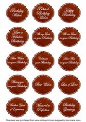 Sunrise Fleur All Birthday Sentiment Caption Sentiment Sheet