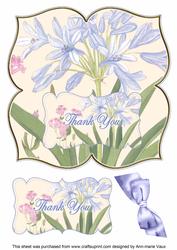 Agapanthus Thank You 8in Large Blooms Fancy Topper