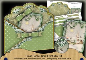Winter Pub Cross Faux Pocket Cf Mini Kit