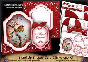 Red Robin Magic Fancy Stand Up Card Kit