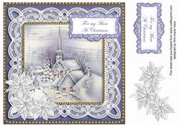 Blue Church My Mum 8in Sentiment Topper