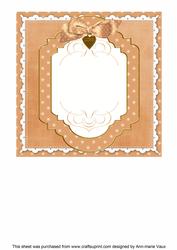 Borange Christmas Plain 7in x 7in Square Insert Panel Sheet