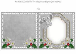 Snow Tree Both of You to Fit 6in Folded Insert