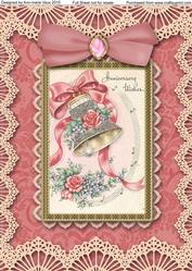 Anniversary Bells A4 Lace Picture Sheet
