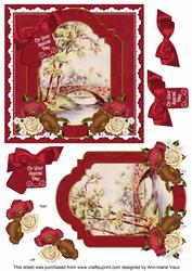 The Bridge Special Day 6in Floral Step by Step