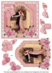 Dancing Couple Special Day 6in Floral Step by Step