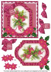 Cerise Bell Seasons Greetings 6in Christmas Step by Step