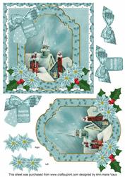 Rooftops Seasons Greetings 6in Christmas Step by Step