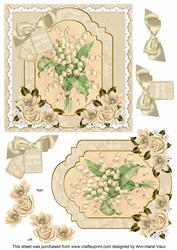 Lily of the Valley Wish You Well 6in Floral Step by Step
