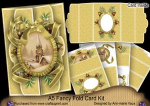 Snow Steeple A5 Tri-fold Fancy Card Mini Kit