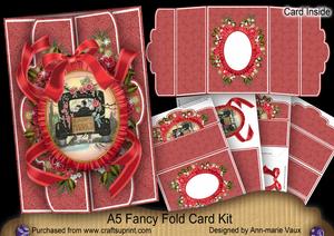 Wedding Car A5 Tri-fold Fancy Card Mini Kit