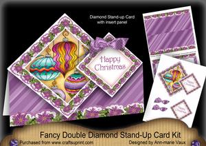 Baubles Hc Diamond Doily Stand Up Card Mini Kit