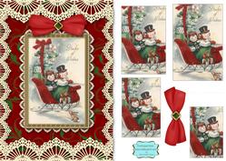 Stacks of Wishes A5 Lace Card Front Step by Step