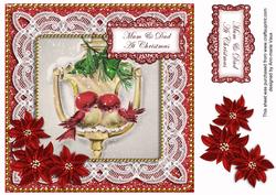 Lovebirds Mum & Dad 8in Sentiment Step by Step
